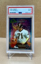 1995 Topps Finest Rookie Tony Boselli #189 PSA Jaguars HOF9