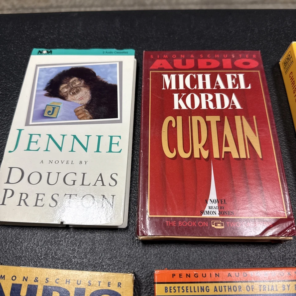 Смешанный лот из 10 аудиокассет - аудиокниги на кассетной ленте - Изображение 2 из 4