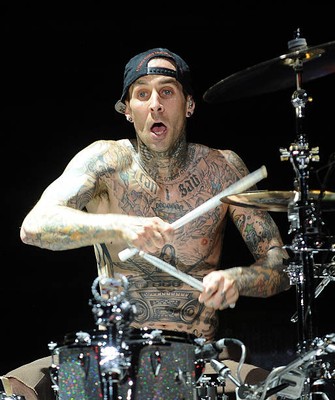 Drummer Travis Barker of Blink 182 performs day 2 of the Epicenter- Old Photo 2