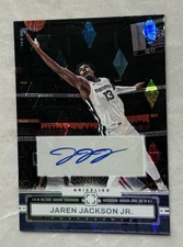 2023-24 Panini Photogenic - Base Variation Auto #77 Jaren Jackson Jr. SSP Auto