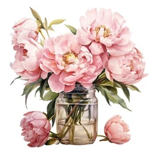 Image Pink Flower Art, cute Flower Design 4500x5100px