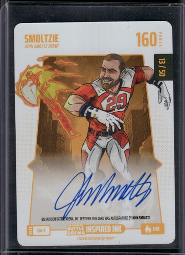 2026 Bo Jackson Battle Arena Smoltzie Fire Auto /50
