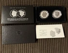 2023 Morgan and Peace Reverse Proof Silver Dollar Set W/ Original BOX And COA