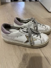 Golden Goose Hi Star Women s White Leather Pl...