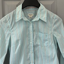 American Eagle Outfitters Women’s Size 6 Blue Long Sleeve Button Up Dress Shirt