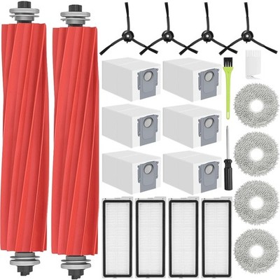 Roborock Qrevo S Zubehör Set Staubsauger Ersatzteile Filter Bürsten Wischpads