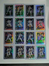 River Ryan Feduccia Wrobleski Henriquez 2025 Topps Chrome Lot of 16 Refractor RC