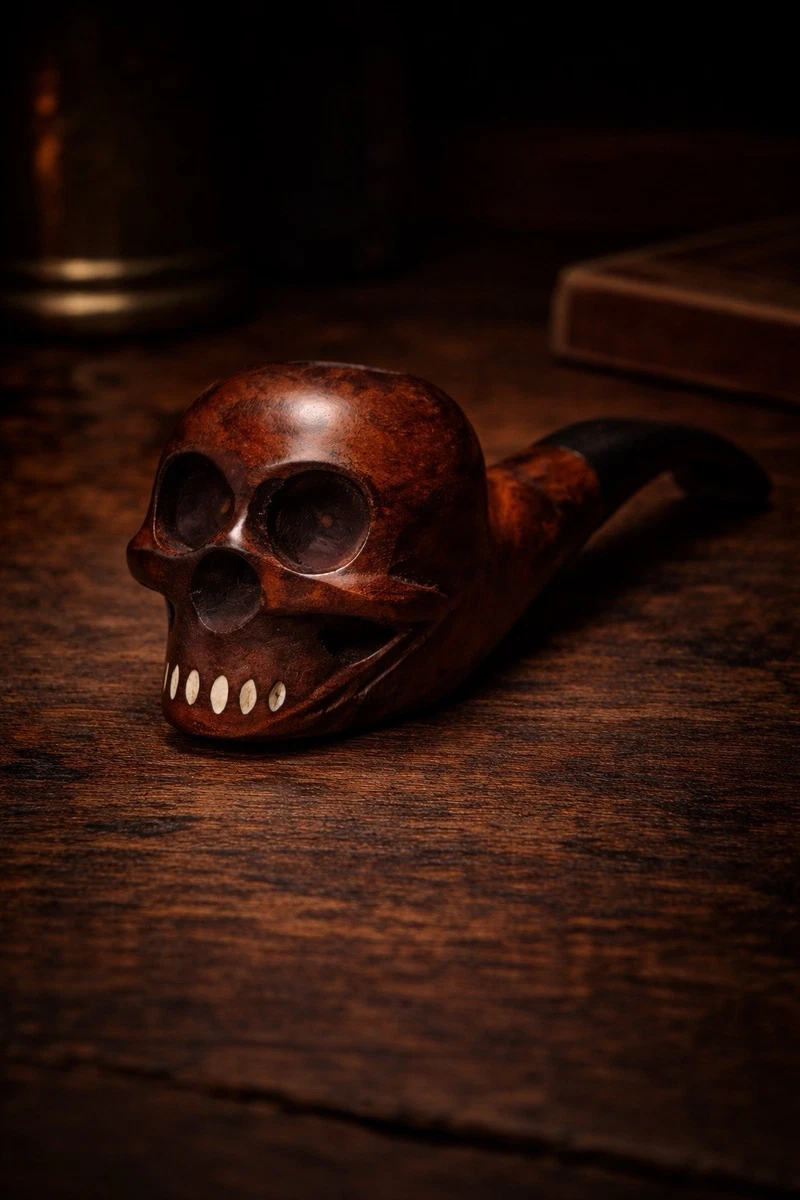 Skull Pipe In Collectible Estate Tobacco Pipes for sale