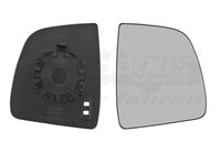 Spiegelglas Aussenspiegel Rechts FÜR Fiat Doblo Cargo (263 ) - VAN Wezel 1638832