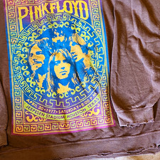 Pink Floyd Crewneck Sweatshirt S/M April 30 1977 Jeppesen Stadium Houston TX