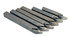 Lot of 6 Sandvik SVJBR 083C-S 1/2" Shank Indexable Turning Tool Holders VBMT 222