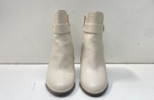 Michael Kors Women's White High Heels Ankle Boots Shoes Size 6M - Picture 2 of 7