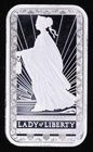 PAMP 1 oz Silver Bar Lady of Liberty .999 Fine Bullion Art Bar ✨