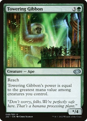 Towering Gibbon NonFoil Jumpstart 2022 46 NM MTG
