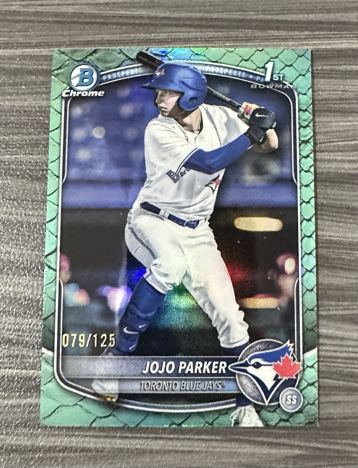 2025 Bowman Draft Jojo Parker Teal /125 1st Reptilian