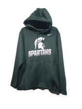 Nike Michigan State Spartans Therma-FIT Performance Hoodie L Pro Green