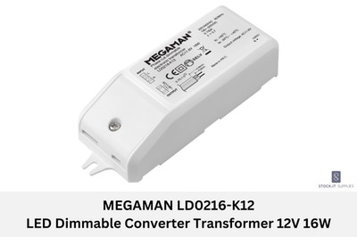 LED Dimmbarer Elektronischer Trafo 12V 16W für MR11 MR16 AR111 - Neu
