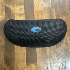 Black Costa Del Mar Sunglasses Hard Zip Up Clam Shell Case