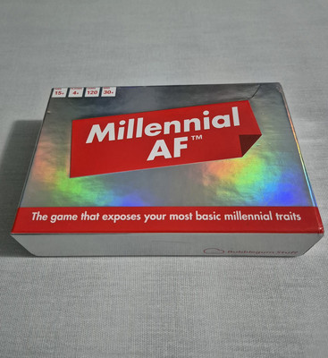 Millennial AF Kartenspiel von Bubblegum Stuff - Partyspiel ''Who's Most Likely To''