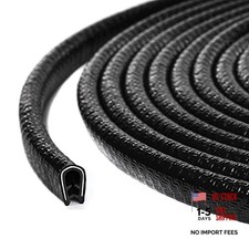 32Ft Car Door Edge Guards Universal Rubber Car Door Edge Protector 32 ft Black