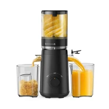 Juicer Machines, TUUMIIST Cold Press Juicer with 5.3" Extra Large F... Fast Ship
