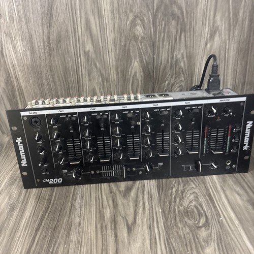 Numark CM200 USB Professional DJ Mixer Five Channel Tested Working #O5