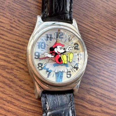 Mickey Mouse Firefighter Watch Vintage Disney Classic Adventure Unisex