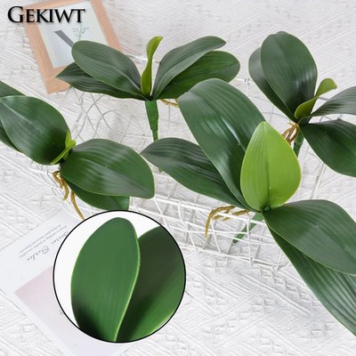 Dekorative Orchideenblätter Pflanzensimulationsobjekt Garten Dekoration