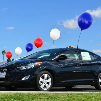 BER FLAGS AND BOWZ 20-Inch Patriotic Reusable Balloon Window Kit - No Helium Needed - 3 Pack