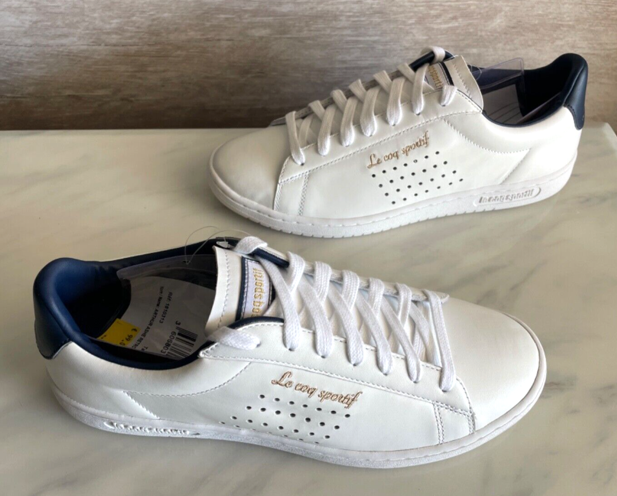 Le Coq Sportive Arthur Ashe Men's White Leather Athletic 9