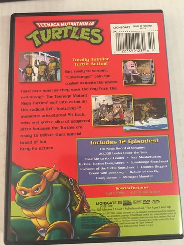 Teenage Mutant Ninja Turtles Volume 4 DVD Ships Free Same Day With Tracking - Imagen 2 de 2