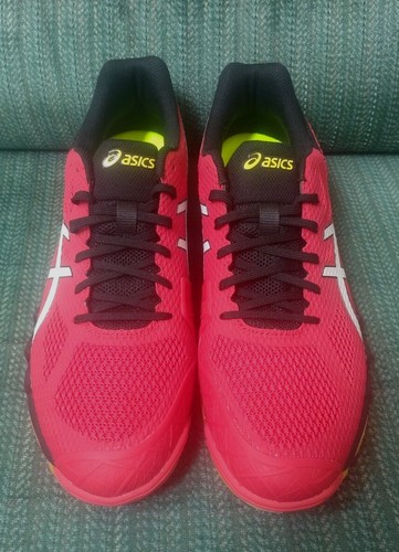 Asics Herren US Größe 11,5 Badmintonschuhe Gel Blade 7 rot gelb 1071A029 (neu ohne Karton) - Bild 8 von 12
