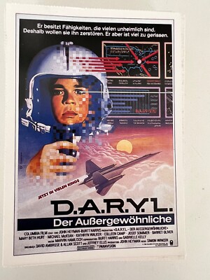 Cinema Filmplakatkarte | D.A.R.Y.L. - Der Außergewöhnliche | 1985