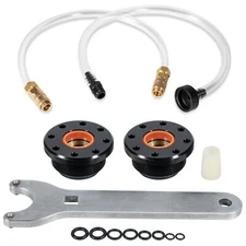 Front Mount Hydraulic Steering Cylinder Seal Kits Wrench & Bleed Kit For Seastar