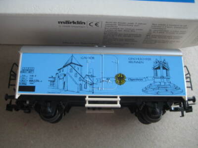 Märklin H0 Alt Oppenheim Gautor Geschlechter Brunnen Kuhlwagen in original box