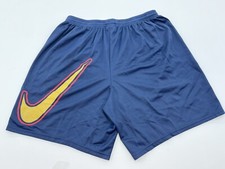 Vintage 90  s Nike Mesh Shorts Big Logo Swoosh Navy Blue Sz XL Men