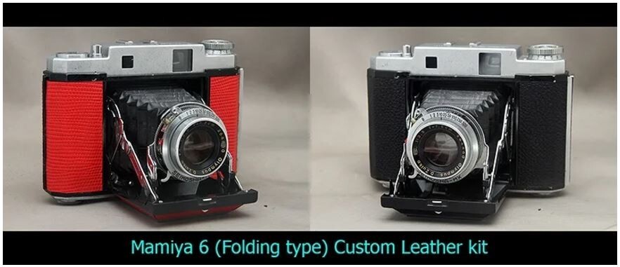 Camera Replacement Skin Leather w/VIDEO ins【Mamiya 6】Japan