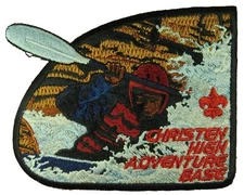 Christen High Aventure Base Camp Patch BLK Bdr (WY573)