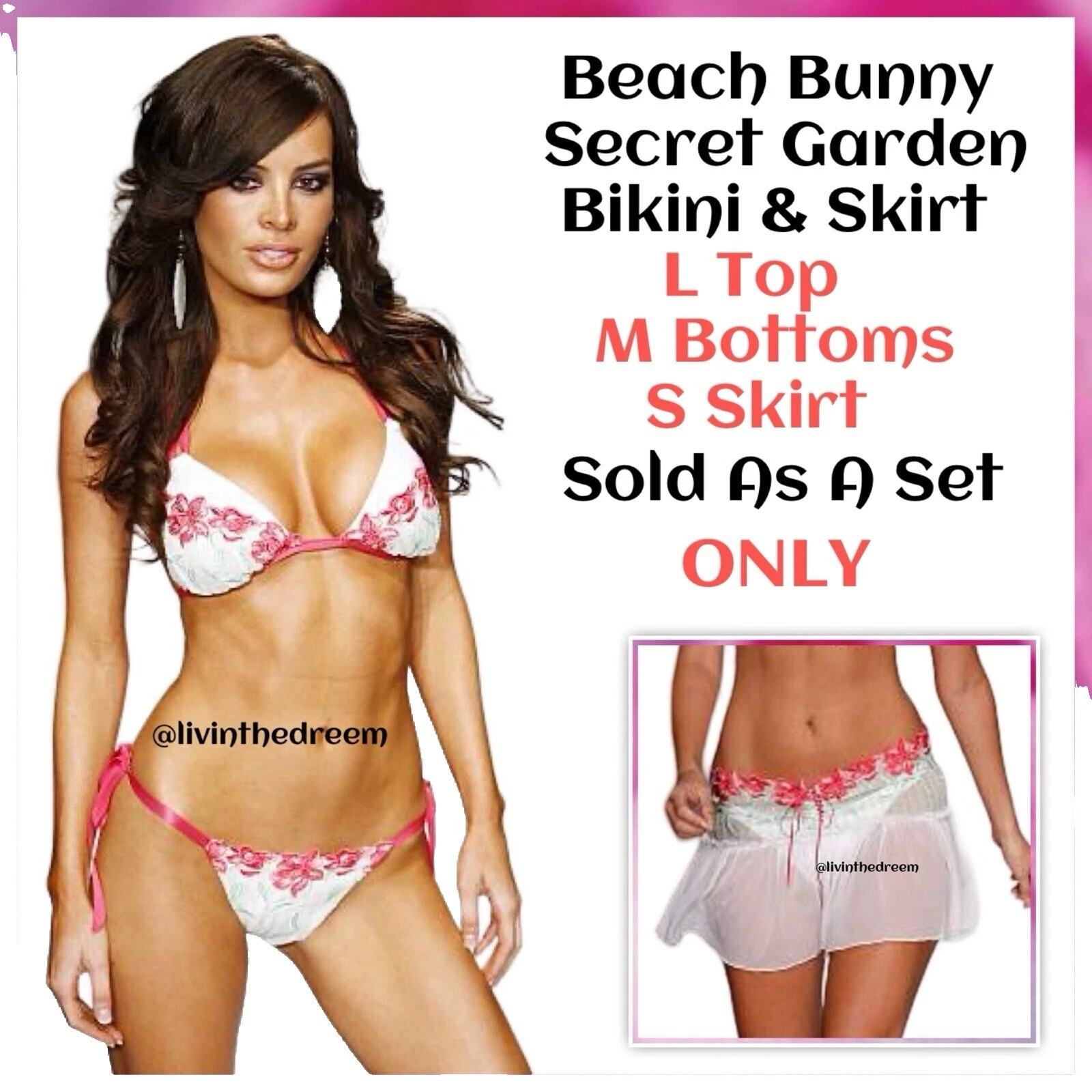 Para mujer floral Beach Bunny