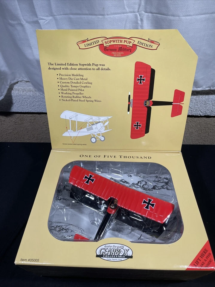 Gearbox Collectibles Limited Edition 1917 Sopwith Pup German Military Plane 1:32 - Image 2 of 4