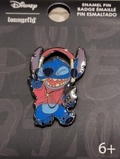 Loungefly Disney Lilo & Stitch Streetwear Headphones Enamel Pin NEW