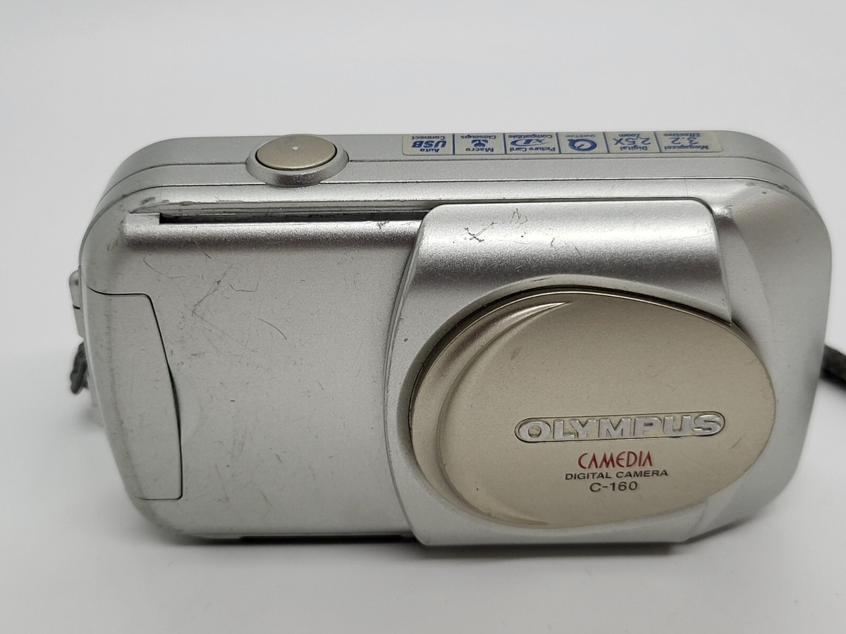 Olympus Camedia C-160 3.2 MP Compact Digital Camera Silver Not