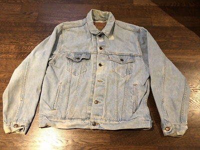 Vintage Levis 70507 Denim Jacket Medium USA Distressed Grunge