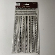 HEIDI GRACE Acrylic Clear Stamps Fiskars Variety Of Borders