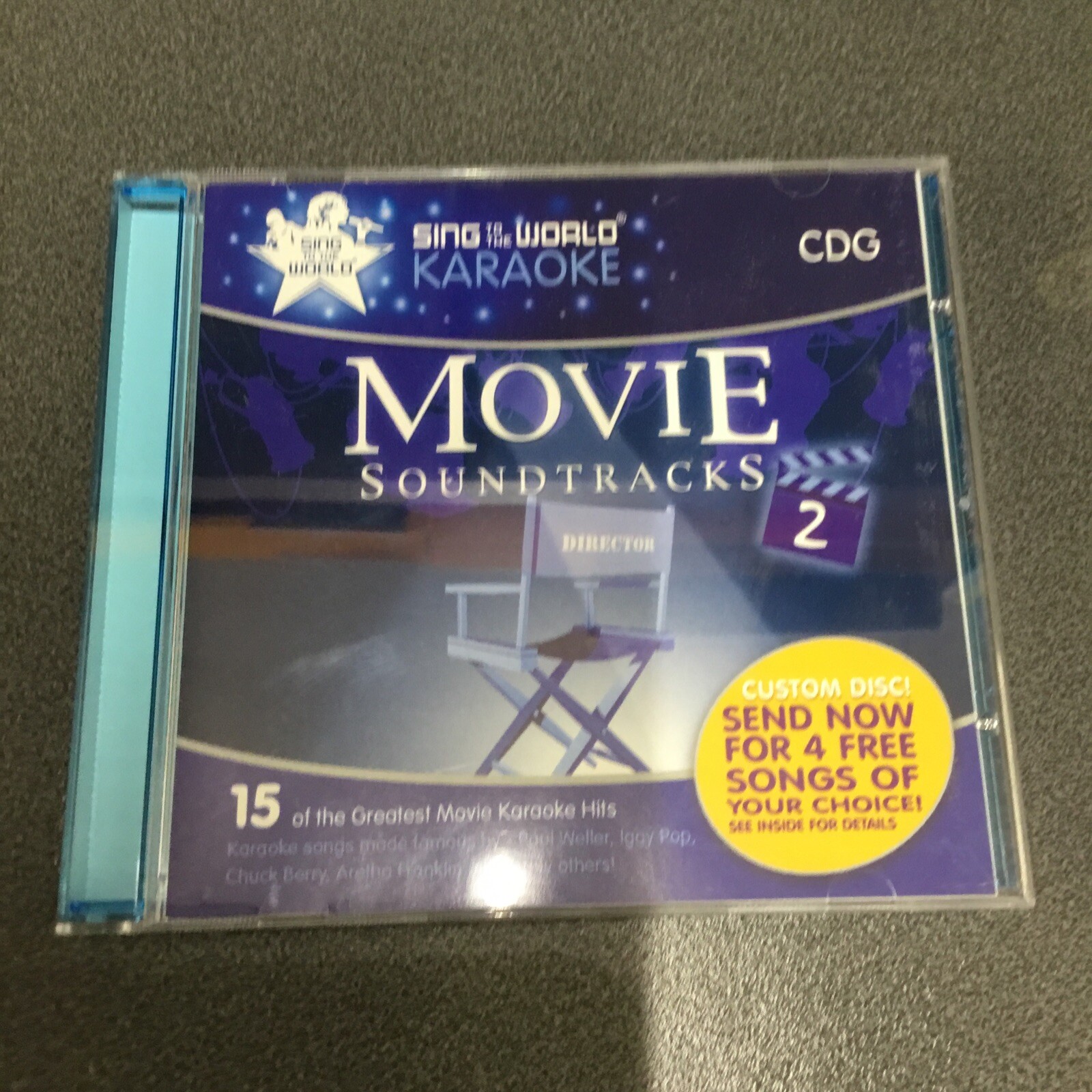 Movies, Vol. 2 by Karaoke (CD, 2005) Sing To The World