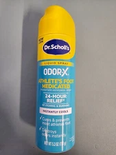 3 PACK Dr. Scholl's Instant Cool Athlete's Foot Treatment Spray Antifungal 5.3oz