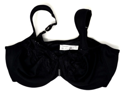 Glamorise 40DD Elegance Front Close Underwire Bra 1245 Black NWOT $56
