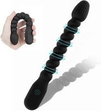 Thrusting Anal Butt Plug Vibrator Prostate Massager Adult Sex Toys for Men Women
