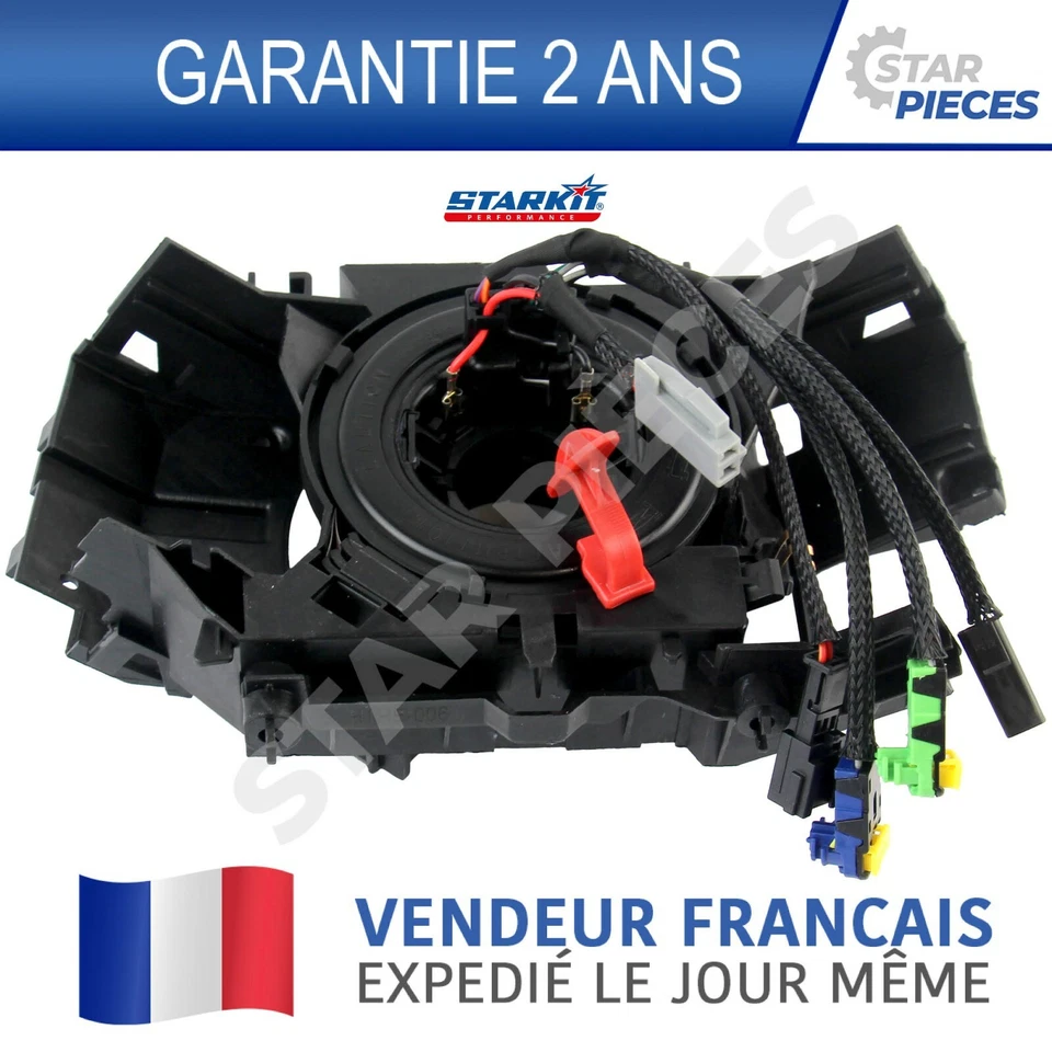 CONTACTEUR TOURNANT VOLANT PISTE AIRBAG RENAULT CLIO 3 MODUS KANGOO 2 8201590627 - Imagen 3 de 4