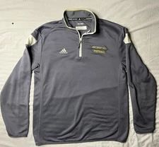 Adidas Pullover Men’s Size Medium Gray Southeastern LA Lions 1/4 Zip Pullover